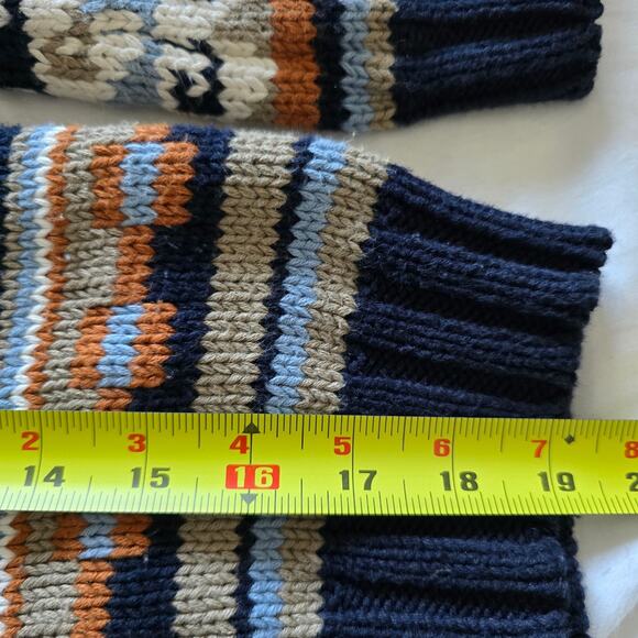 Lanvin Enfant Mini-me Jacquard Jumper Fair Isle Sweater 8yr Kids Cotton Cashmere - Picture 7 of 7